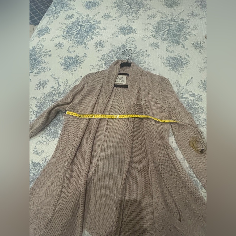 Cozy Open-front Cardigan - Angel of the North - Size M